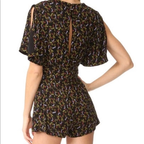 Free People Virginia Split Sleeve Printed Romper - Picture 8 of 8